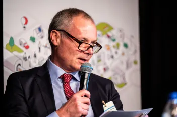 Johan Kuylenstierna, Director General of Formas, Sweden, speaking at the DUT Conference.