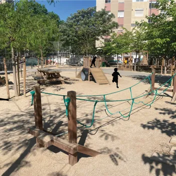Children in a schoolyard