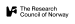 Forskningsradet/Research Council of Norway (RCN) logo