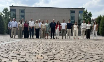 Project members standing together